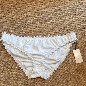Shade & Shore White Bikini Bottom NWT